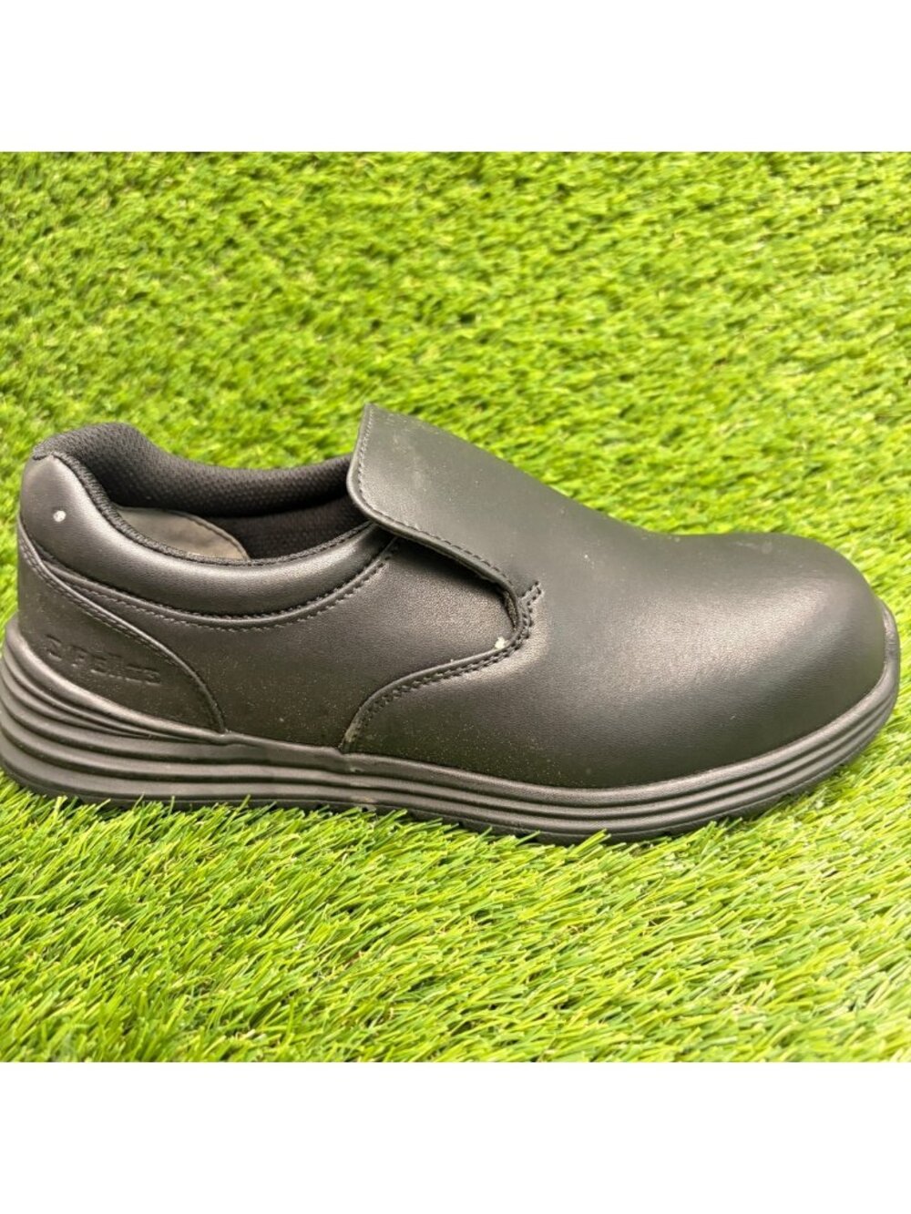 Genuine Grip Sirius Women Size 8.5 Black Slip On Composite Toe Safety Work Shoes
